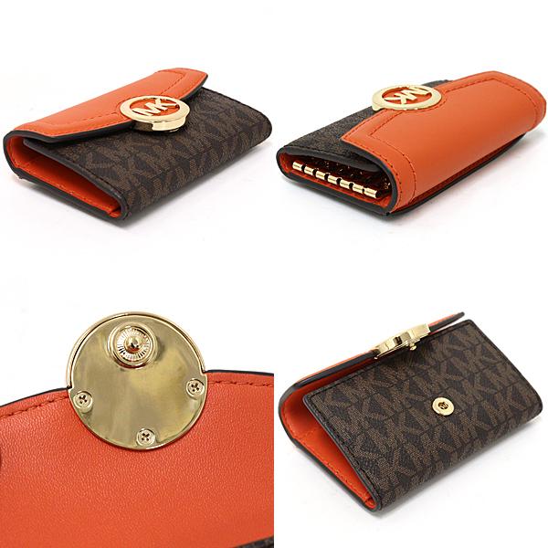 ⭐︎じゅ⭐︎MICHAEL KORS オレンジ キーケース マイケルコース マイケルコース MICHAEL KORS キーケース （オレンジ