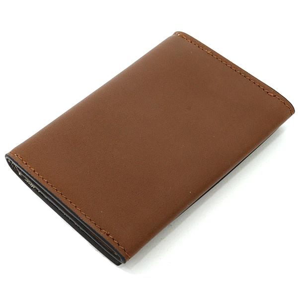 グッチ GUCCI 〔GGエンブレム〕GG エンブレム カードケース 名刺入れ ミニ財布 スムースレザー 818956 ブラウン 【中古】Sランク_2