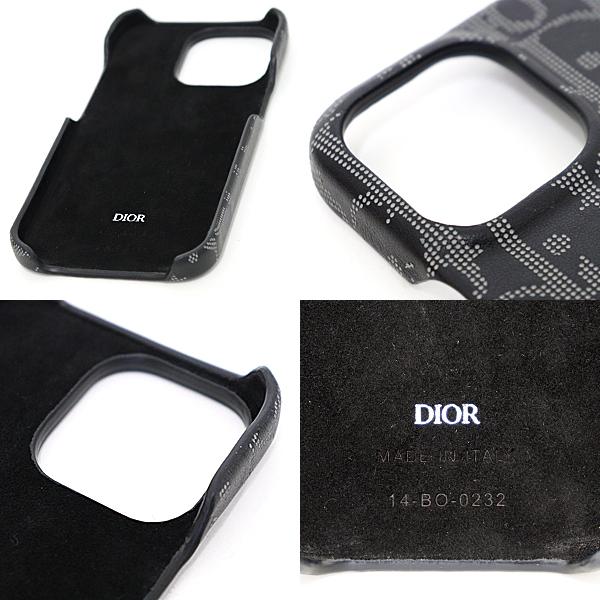 ディオール DIOR iPhone 13 Pro ケース スマホケース レザー Oblique