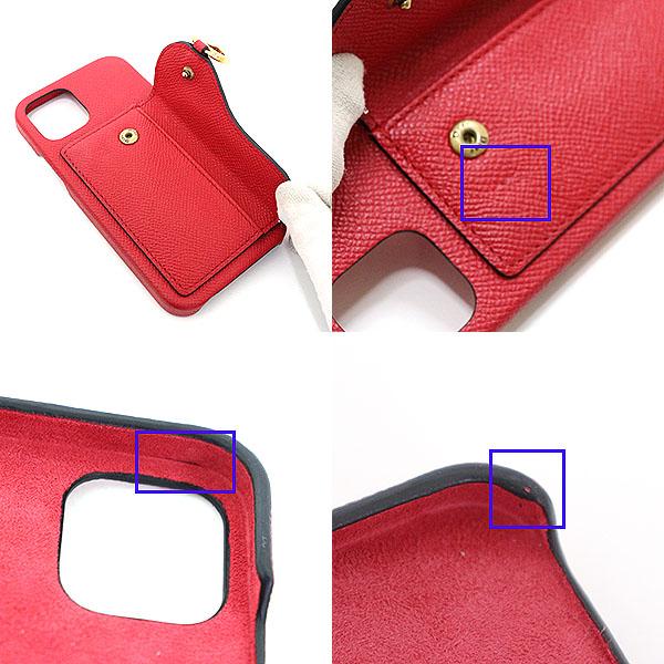 ディオール Dior Saddle iPhone 12/12pro ケース レッド カーフスキン