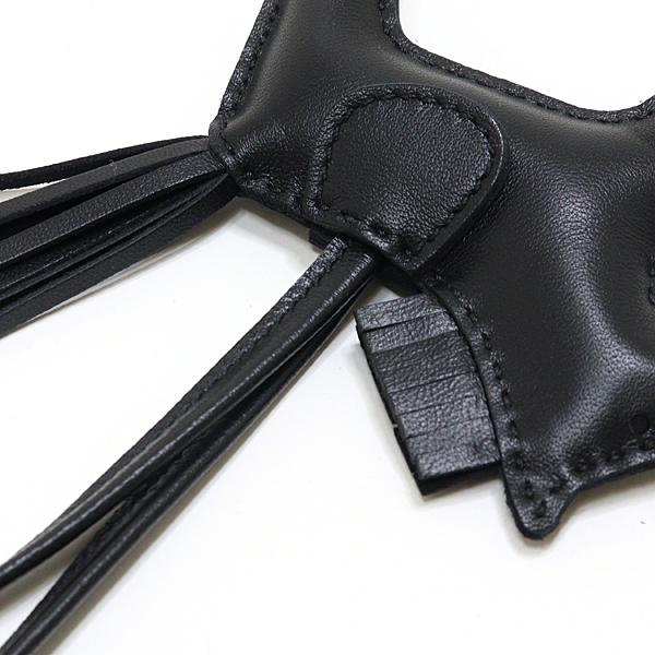 エルメス HERMES ロデオチャーム PM ブラック アニョーミロ 黒 K刻印