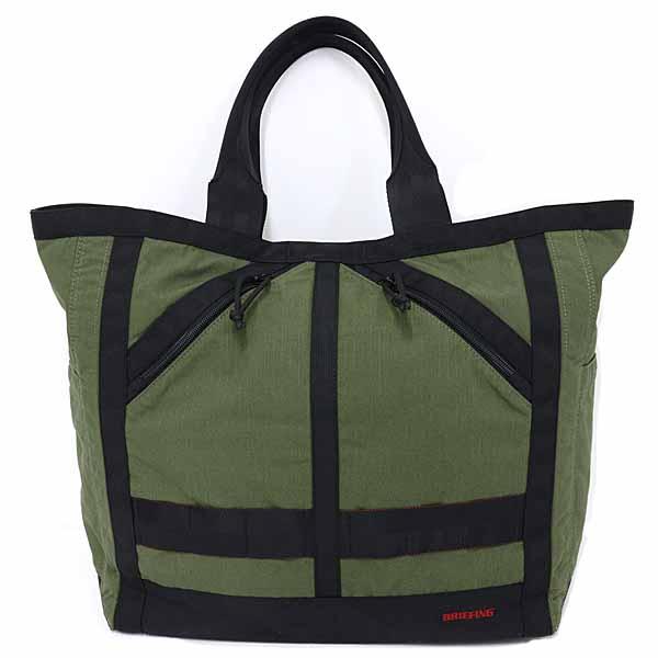 BRIEFING ブリーフィング MF NEW STANDARD TOTE L ミリタリーファブリック トートバッグ BRA233T03 オリーブ 【中古】Sランク