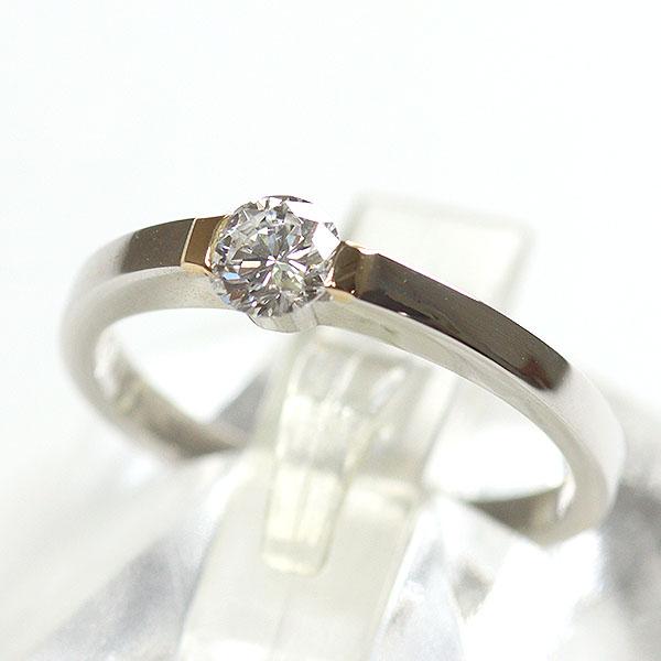 スタージュエリー ダイヤモンド デザインリング Pt900×K18PG 7.5号弱