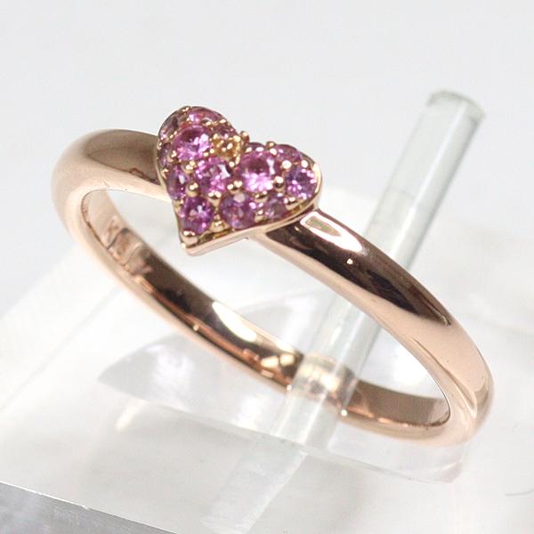 ポンテヴェキオ Ponte Vecchio ハートモチーフ リング 指輪 750PG  