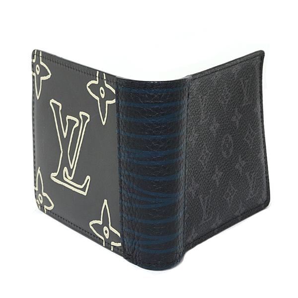 ルイ ヴィトン LOUIS VUITTON ポルトフォイユ･ミュルティプル パッチワーク 二つ折り財布 モノグラム･エクリプス M69699 【中古】Aランク_2