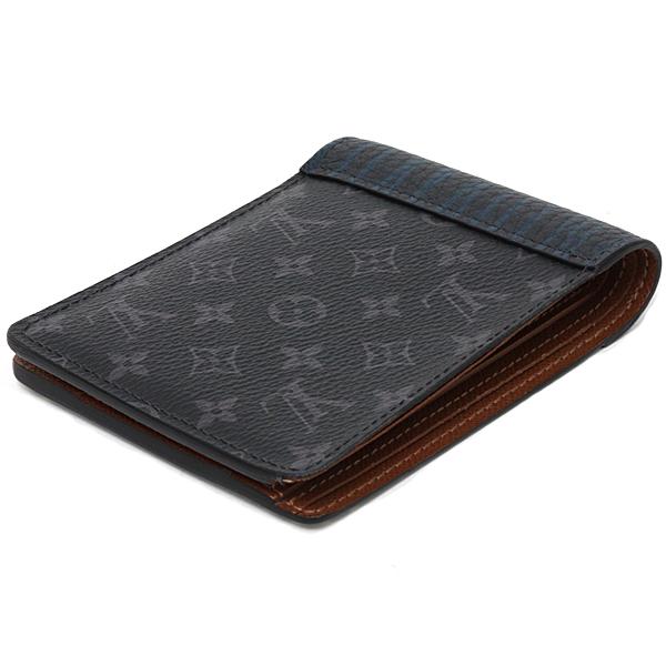 ルイ ヴィトン LOUIS VUITTON ポルトフォイユ･ミュルティプル パッチワーク 二つ折り財布 モノグラム･エクリプス M69699 【中古】Aランク_3