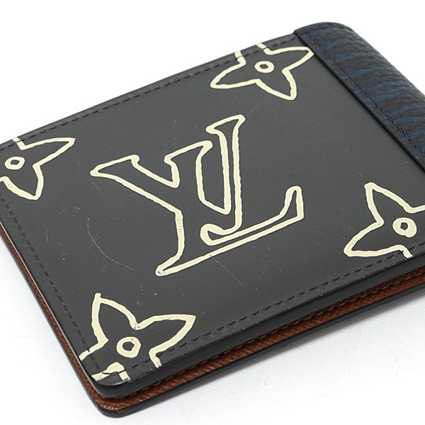 ルイ ヴィトン LOUIS VUITTON ポルトフォイユ･ミュルティプル パッチワーク 二つ折り財布 モノグラム･エクリプス M69699 【中古】Aランク_4
