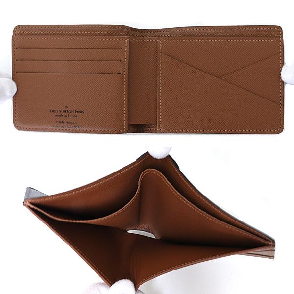 ルイ ヴィトン LOUIS VUITTON ポルトフォイユ･ミュルティプル パッチワーク 二つ折り財布 モノグラム･エクリプス M69699 【中古】Aランク_5