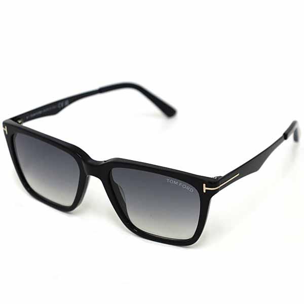 トムフォード TOMFORD サングラス Garrett FT862 01B 54□17 145 シャイニーブラック ブルーグレーグラデーション 【中古】Sランク