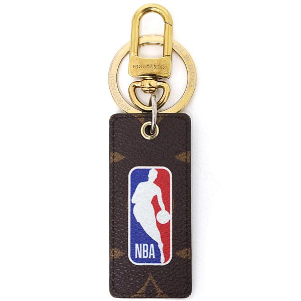 ルイ ヴィトン LOUIS VUITTON ポルト クレ･モノグラム レターズ バッグチャーム兼キーホルダー NBAロゴ MP3019 【中古】Aランク