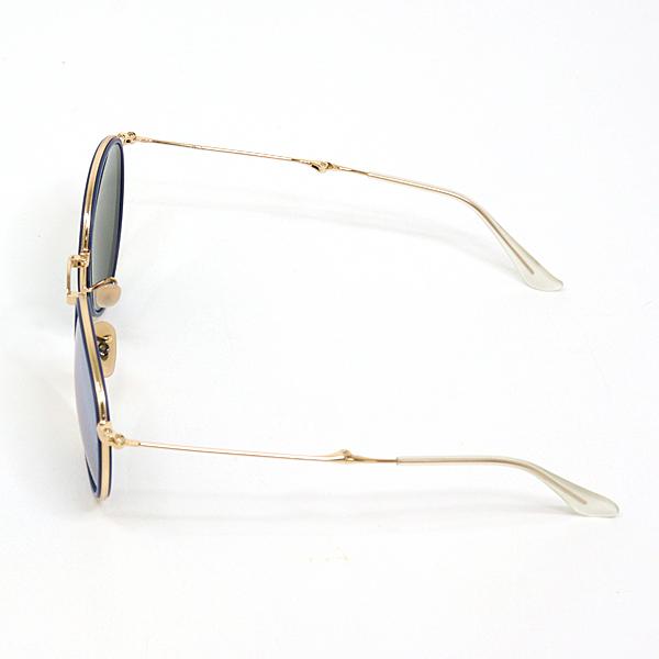 Ray-Ban レイバン サングラス RB3517 51□22 折りたたみ ボストン型 ブルー系【中古】Aランク_2