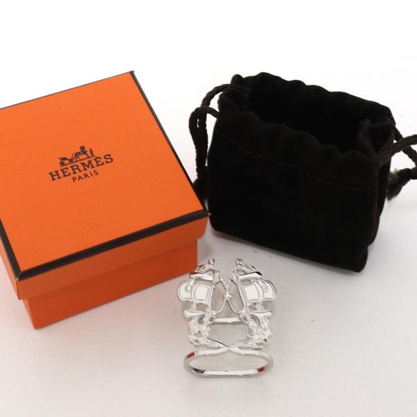 エルメス HERMES スカーフリング ブリッドドゥガラ 【中古】Sランク_1