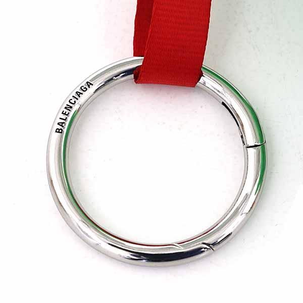 バレンシアガ BALENCIAGA スネーク キーリング キーホルダー バッグチャーム グリーン 【中古】Sランク_5