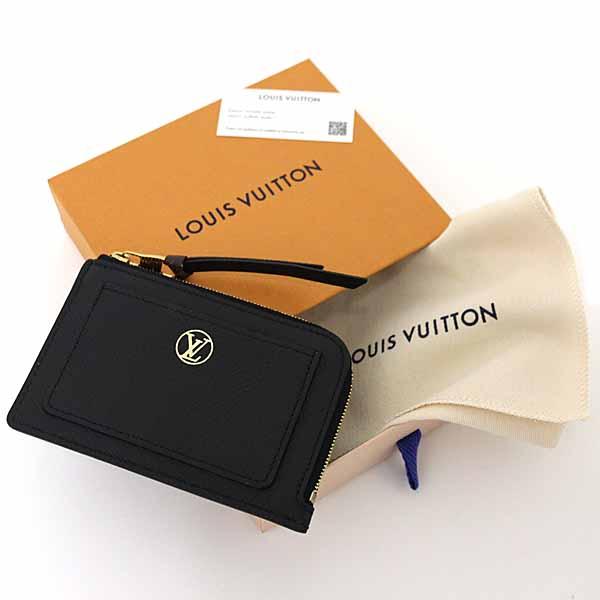 ルイ ヴィトン LOUIS VUITTON カードケース ポルト カルト･ロウキー コインケース レザー M14550 ノワール ブラック 【中古】Sランク_1