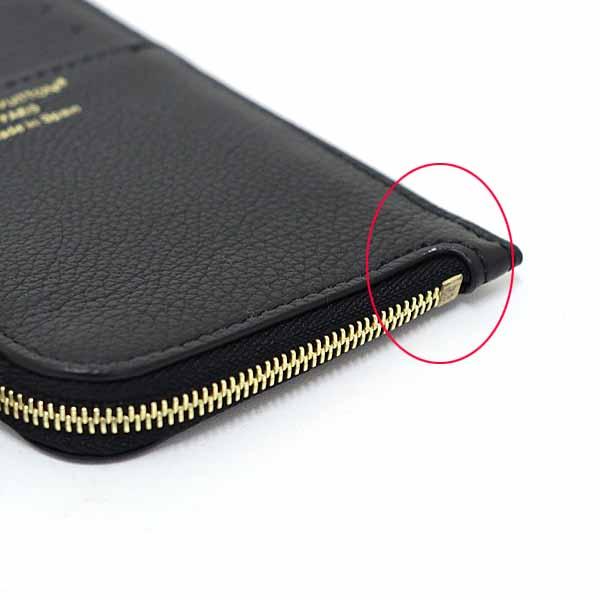ルイ ヴィトン LOUIS VUITTON カードケース ポルト カルト･ロウキー コインケース レザー M14550 ノワール ブラック 【中古】Sランク_4