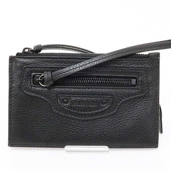 バレンシアガ BALENCIAGA ネオクラシック コインケース カードケース 小銭入れ 640110 ブラック レザーの通販は