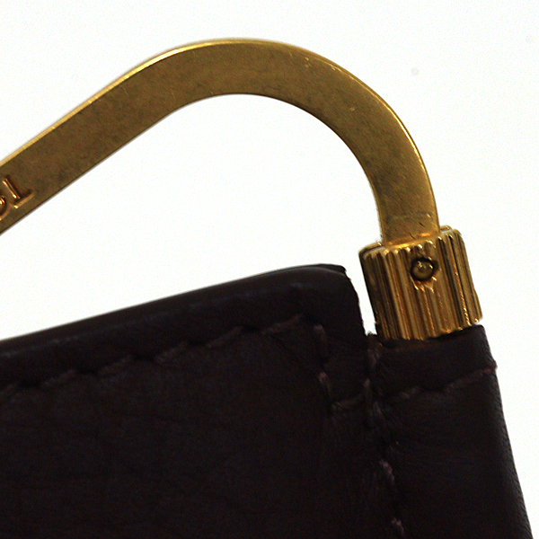 トムフォード TOM FORD マネークリップ ブラウン カーフスキン 【中古】A