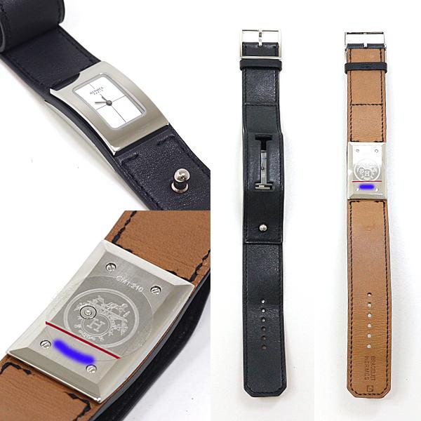 HERMES エルメス レディース腕時計 シェルシュミディ CM1.210 ホワイト