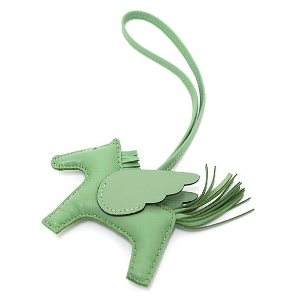 HERMES エルメス ロデオ ペガサス PM ヴェールクリケット アニョーミロ/スイフト バッグチャーム B刻印【中古】