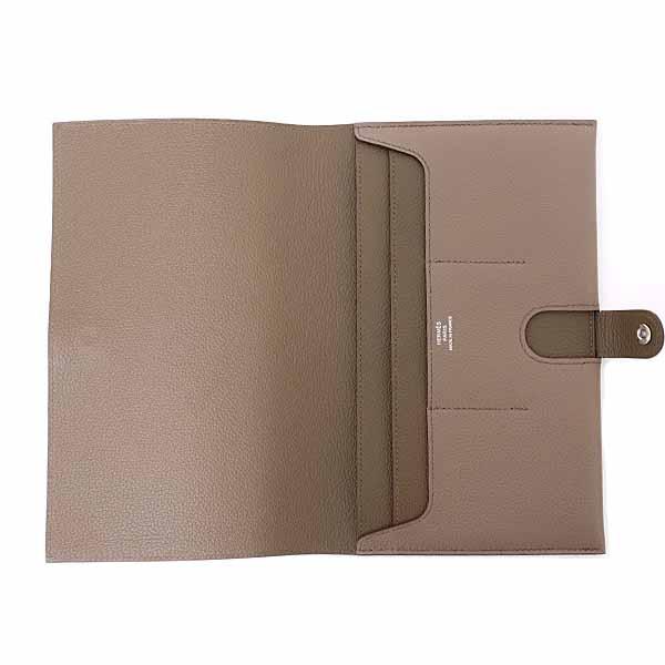 エルメス HERMES 財布 《R.M.S・トゥタンマン》 長財布 カードホルダー エヴァーカラー B刻印(2023年製) エトゥープ 【中古】Sランク