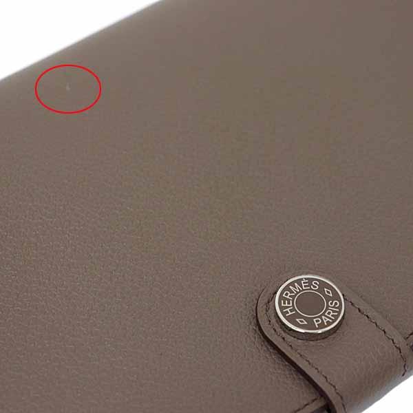 エルメス HERMES 財布 《R.M.S・トゥタンマン》 長財布 カードホルダー エヴァーカラー B刻印(2023年製) エトゥープ 【中古】Sランク