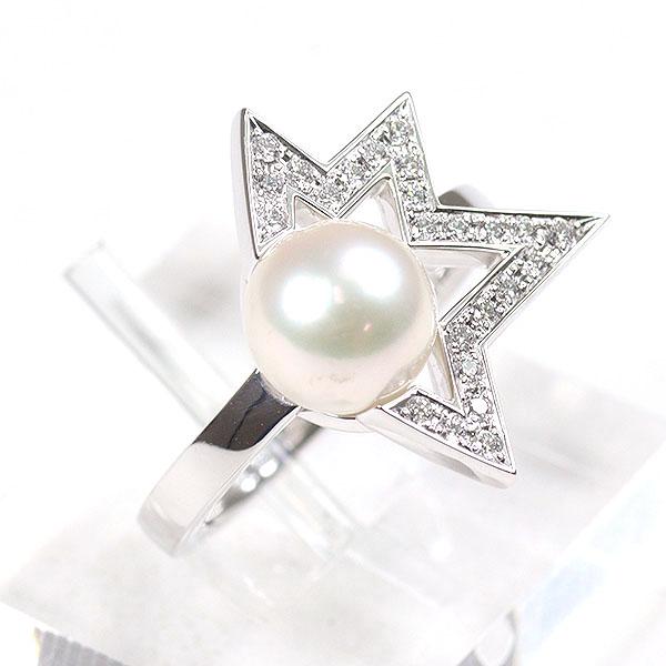 TASAKI パール 真珠 田崎 タサキ リング K18WG