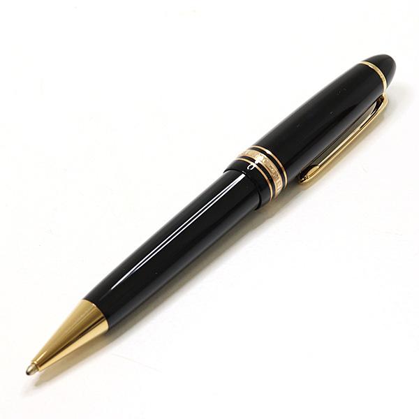 MONTBLANC マイスターシュテュック ゴールドコーティング ル・グラン ボールペン ブラック 黒 B(太字) 【中古】_1