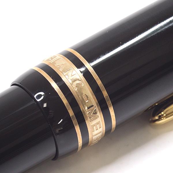 MONTBLANC マイスターシュテュック ゴールドコーティング ル・グラン ボールペン ブラック 黒 B(太字) 【中古】_3