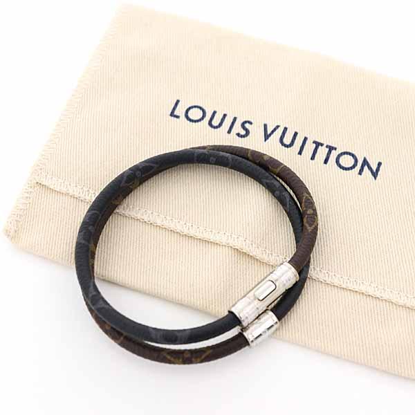 ルイヴィトン ブラスレ キープイット モノグラム エクリプス マカサー LOUIS VUITTON - □美品□ ルイヴィトン ブラスレ キープイット
