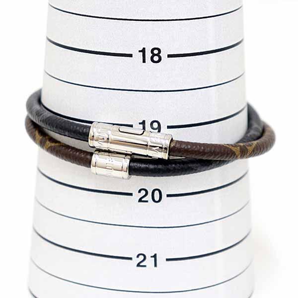 ルイヴィトン ブラスレ キープイット モノグラム エクリプス マカサー LOUIS VUITTON - □美品□ ルイヴィトン ブラスレ キープイット