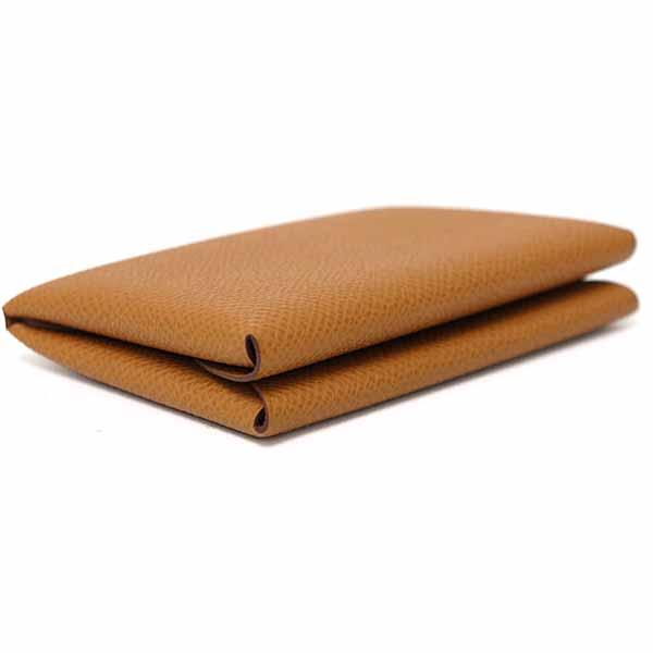 値下げ　百貨店購入　エルメス カルヴィデュオ新品未使用Ｗ刻印 ゴールド エプソン エルメス Hermes HERMES コインケース カルヴィデュオ CALVI DUO