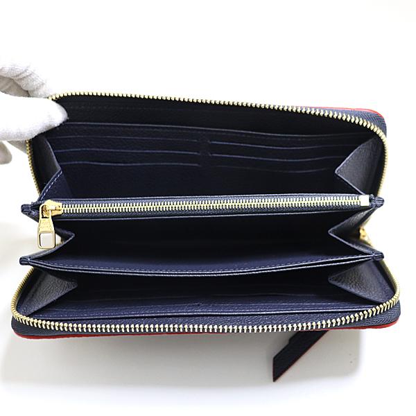 ルイヴィトン ジッピー・ウォレット モノグラム・アンプラント  