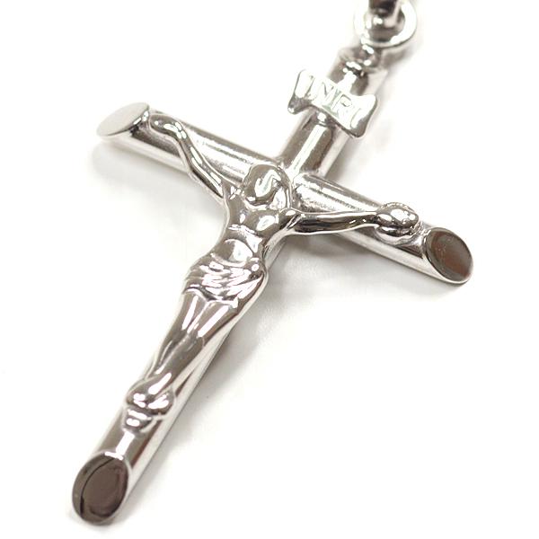 K18WG クロストップ　1g K18WG ダイヤモンドクロス ペンダントトップ 1.9g 1ct