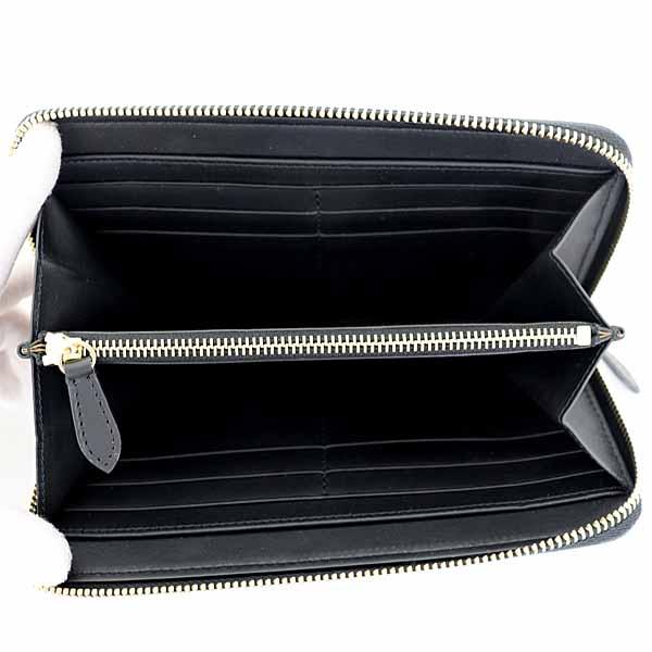 バーバリー BURBERRY ラウンドファスナー長財布 レザー 80840411 ブラック バーバリーチェック 【中古】Sランク_3
