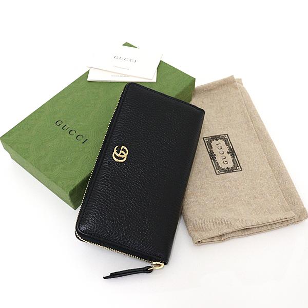GUCCI グッチ 456117 ダブルG 長財布（小銭入れあり） レザー