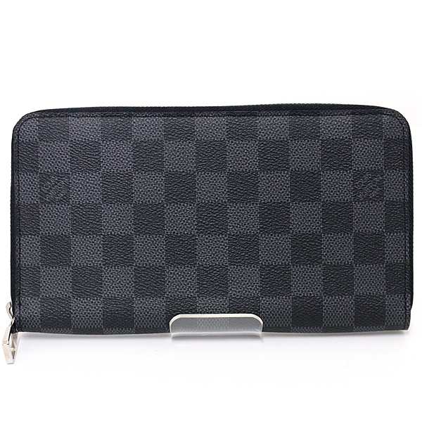 ルイヴィトン LOUIS VUITTON ジッピー・オーガナイザー ラウンドファスナー長財布 ダミエ･グラフィット N63077 【中古】Aランク