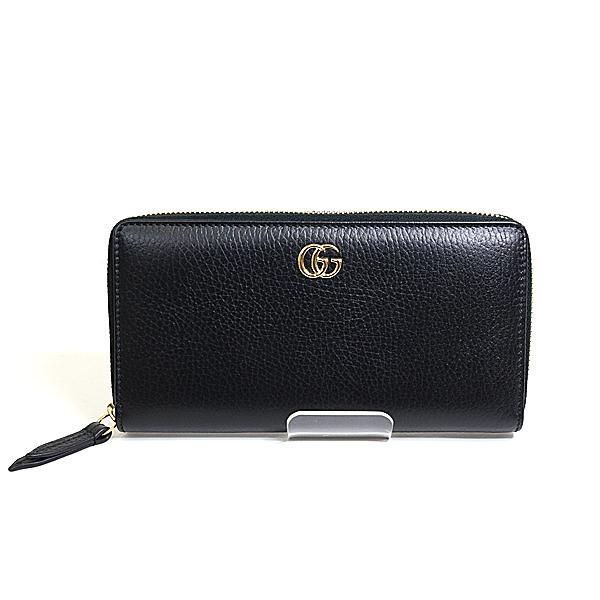 GUCCI ダブルG ジップアラウンドウォレット ブラック GUCCI ダブルG ジップアラウンドウォレット ブラック