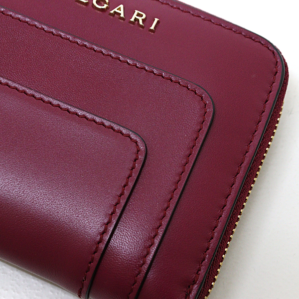 ブルガリ BVLGARI セルペンティ コインケース ワインレッド 蛇
