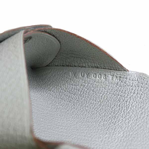 エルメス HERMES カルヴィ デュオ カードケース コインケース 名刺入れ シェーブル W刻印(2025年製) パールグレー 未使用品_5