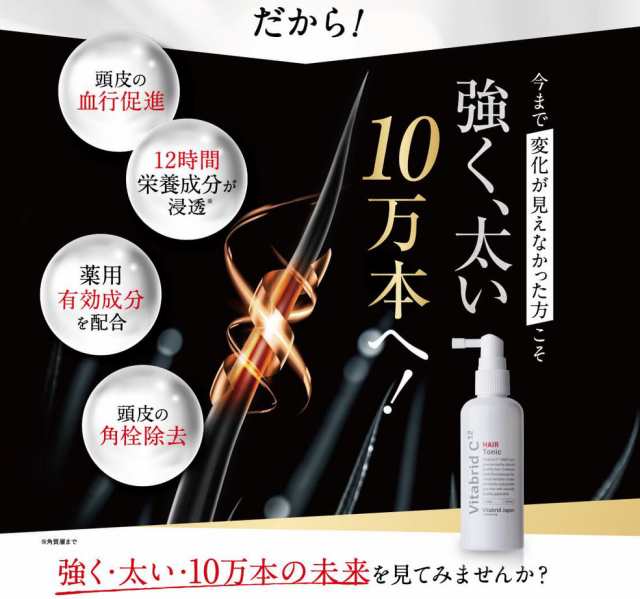 ビタブリッドC ヘアートニックセット EX 110ml/1.5g 薬用発毛促進剤 発