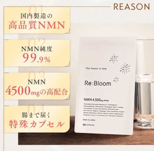 Re:Bloom リブルーム 30粒 サプリメント オールインワン NMNの通販はau