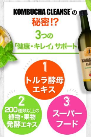 コンブチャクレンズ 2本 セパルフェ ダイエット クレンズ 酵素 酵母菌 燃焼 ダイエットドリンク 健康飲料 スーパーフード 昆布茶｜au PAY  マーケット