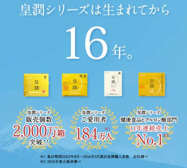 皇潤 極 100粒 2箱 セット 機能性表示食品 こうじゅんきわみ サプリ