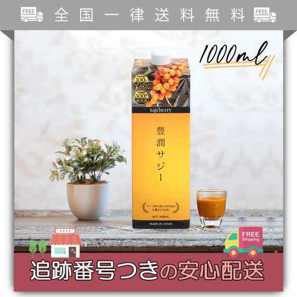 豊潤 サジー 1000ml （紙パック） 公式ストア - 健康用品