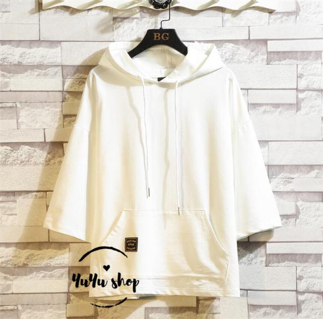 メンズ パーカー 七分袖パーカー フード付き ゆったり 無地パーカー カジュアル スポーツ おしゃれ 大きいサイズ 夏の通販はau Pay マーケット ゆうゆう