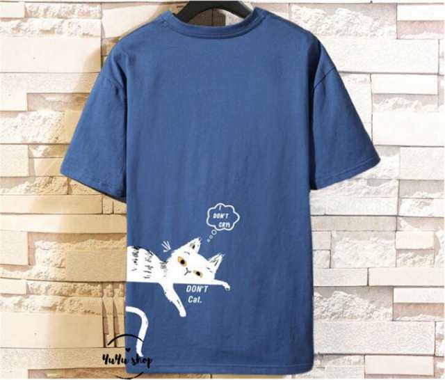 Tシャツ メンズ プリント おしゃれ 猫柄 半袖tシャツ Tシャツ カットソー 半袖 英字 サマーtシャツ 父の日の通販はau Pay マーケット ゆうゆう