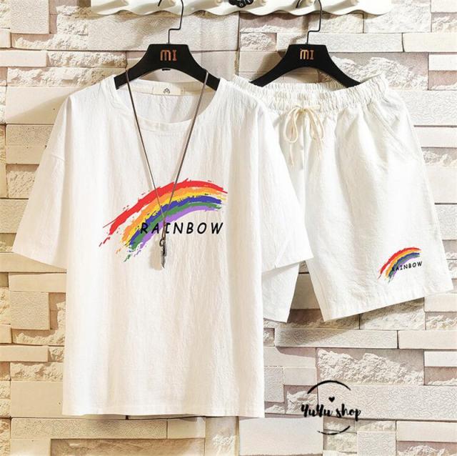 メンズセットアップ セットアップ メンズ ジャージ 上下 半袖 Tシャツ クロップドパンツ スウェット上下セット スポーツ 夏運動着 日常 の通販はau Pay マーケット ゆうゆう