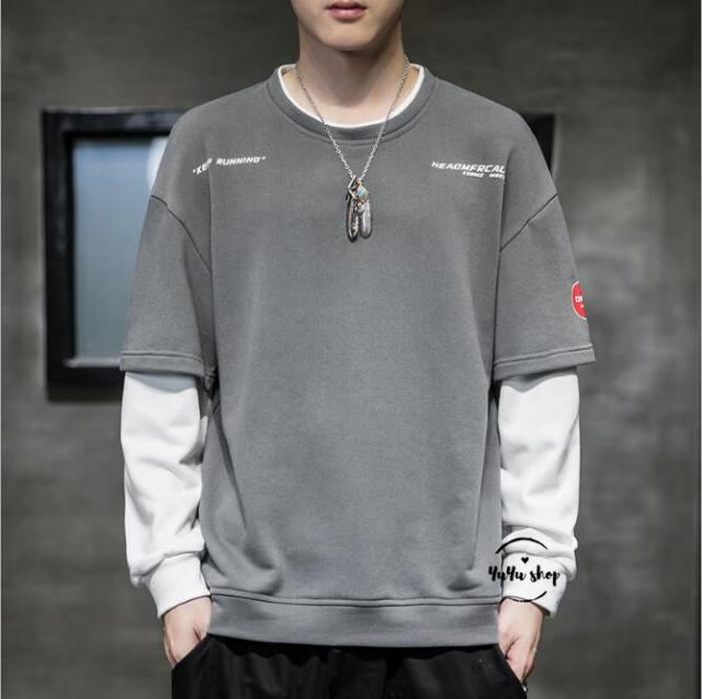 長袖トレーナー メンズ トレーナー メンズ 重ね着風 オシャレ 切り替え カジュアル 暖かい 秋物トレーナー シンプル インナー 長袖 秋物の通販はau Pay マーケット ゆうゆう