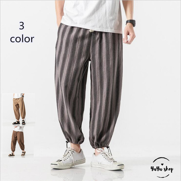 サルエルパンツ メンズ リネンパンツ ボトムス ワイドパンツ 薄手 カジュアル 綿麻 ゆったり 九分丈 夏の通販はau Pay マーケット ゆうゆう