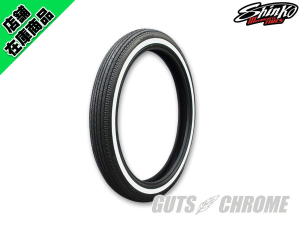 1100-4028 シンコーE270 3.00-21 57S ホワイトウォール フロント